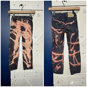 True Religion Authentic Vintage Boys Jack Tie Dye Acid Wash Pants Size 6